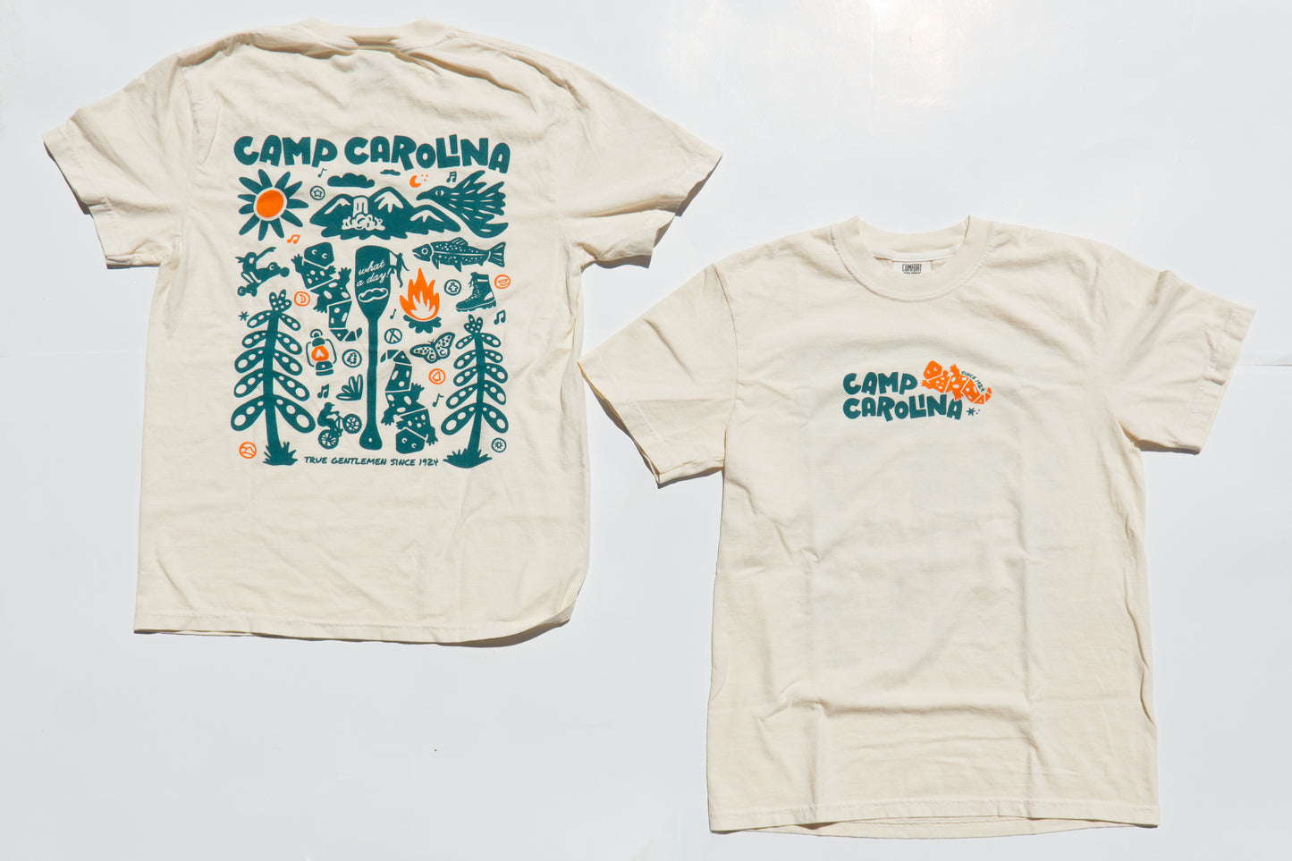 Ivory Camp Illustration Tee