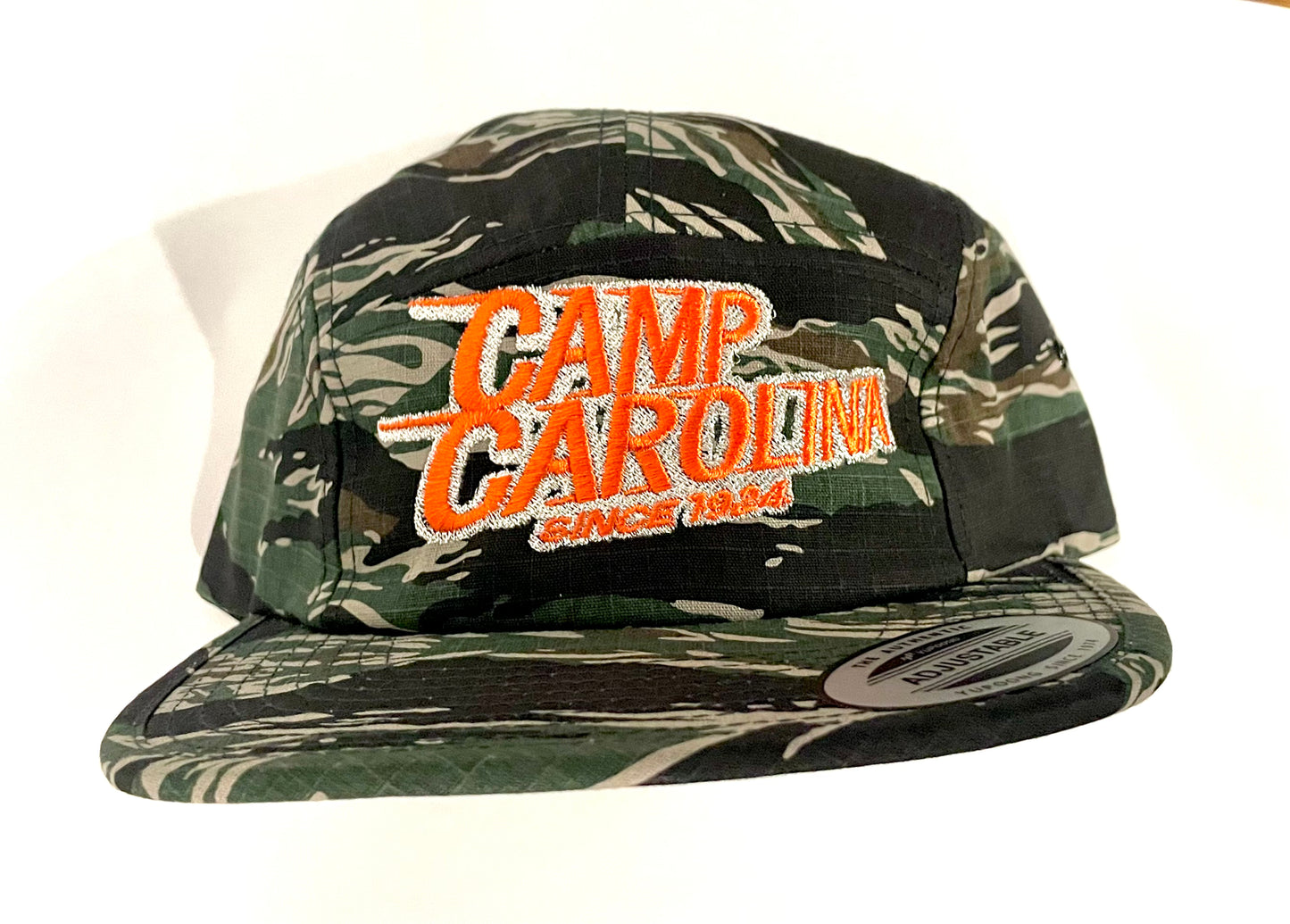 Camp Carolina 5 panel Camo Hat